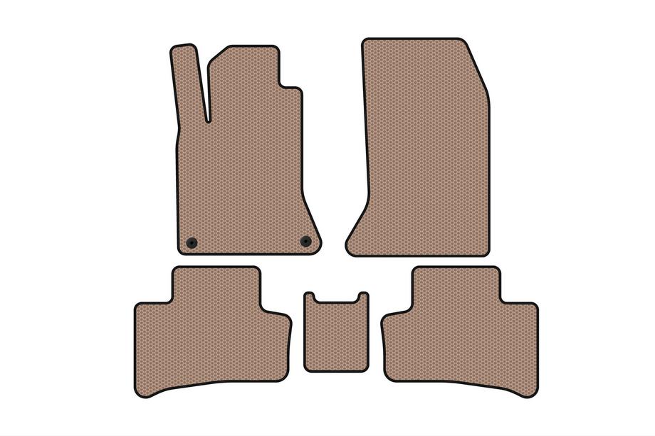 Mercedes B-class W246 2011–2018 Gumené rohože do interiéru Carsuit (2011-2015, Electro, beige) Image