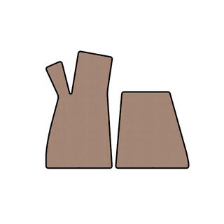 Gumené koberčeky do interiéru Carsuit (Roadster, Beige) Smart 1998–2007 fotografia 1