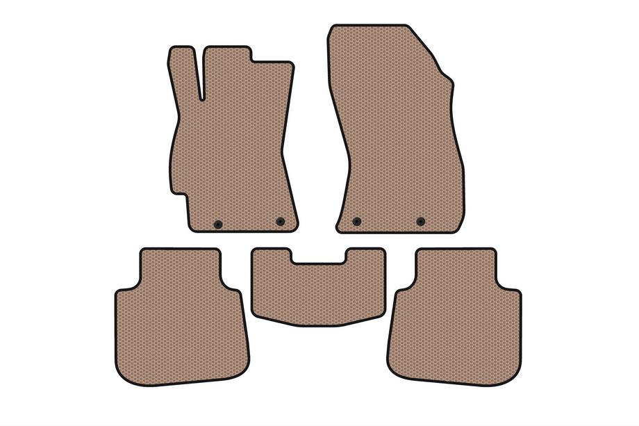 Subaru Legacy 2014–2019 Gumené rohože do interiéru Carsuit (SD, Legacy BN, béžové) Image