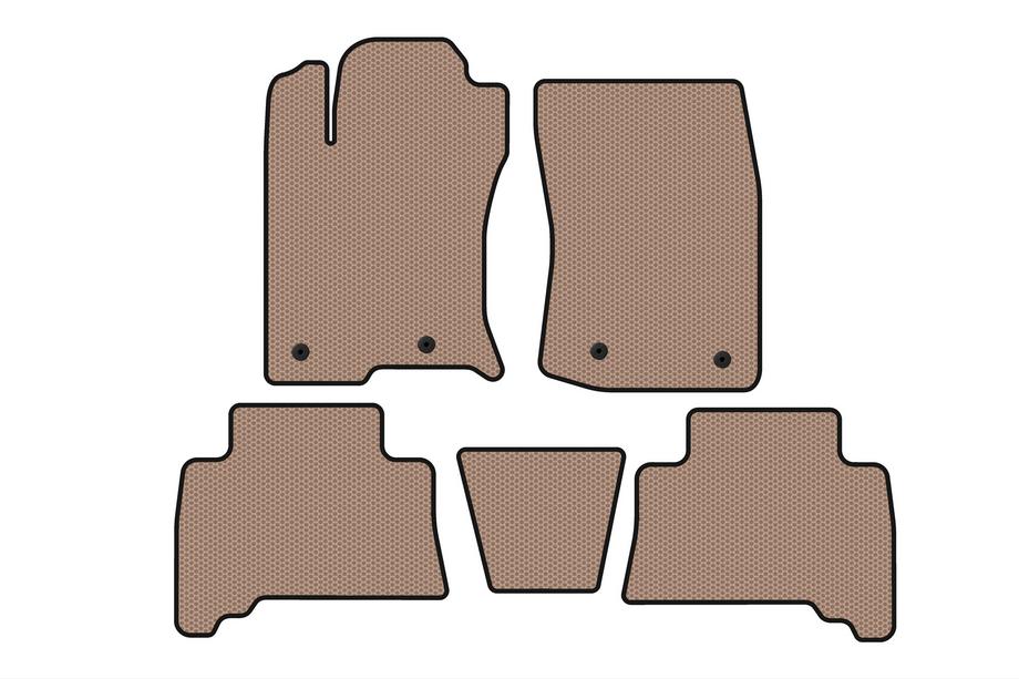Toyota 4Runner 2009–2024 Gumové rohože do interiéru Carsuit (2009-2014, béžové) Image