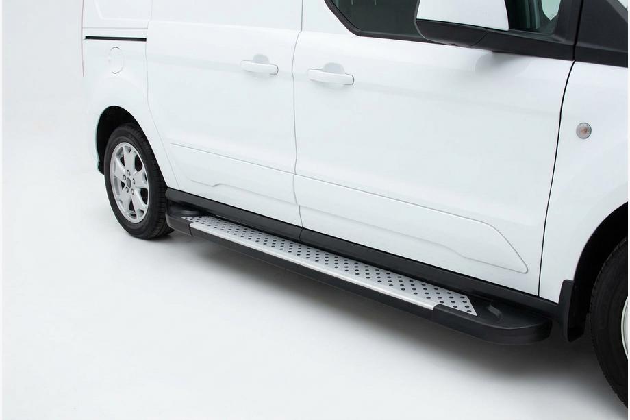 Ford Connect 2014–2021 Bočné nášľapy Allmond Grey (2 ks, hliník) Maxi rázvor Image