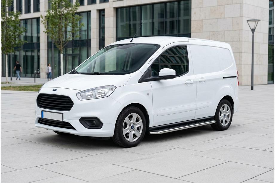 Ford Courier 2014–2023 Bočné nášľapy Maydos V1 (2 ks, nerez) Image