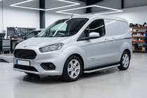 Ford Courier 2014–2023 Bočné nášľapy Tayga Grey (2 ks, hliník) fotografia 1