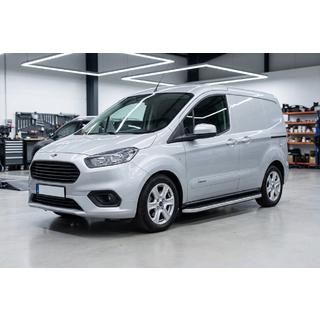 Bočné nášľapy Tayga Grey (2 ks, hliník) Ford Courier 2014–2023 fotografia 1