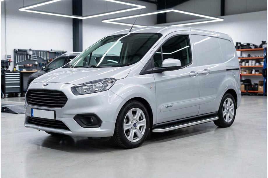 Ford Courier 2014–2023 Bočné nášľapy Tayga Grey (2 ks, hliník) Image