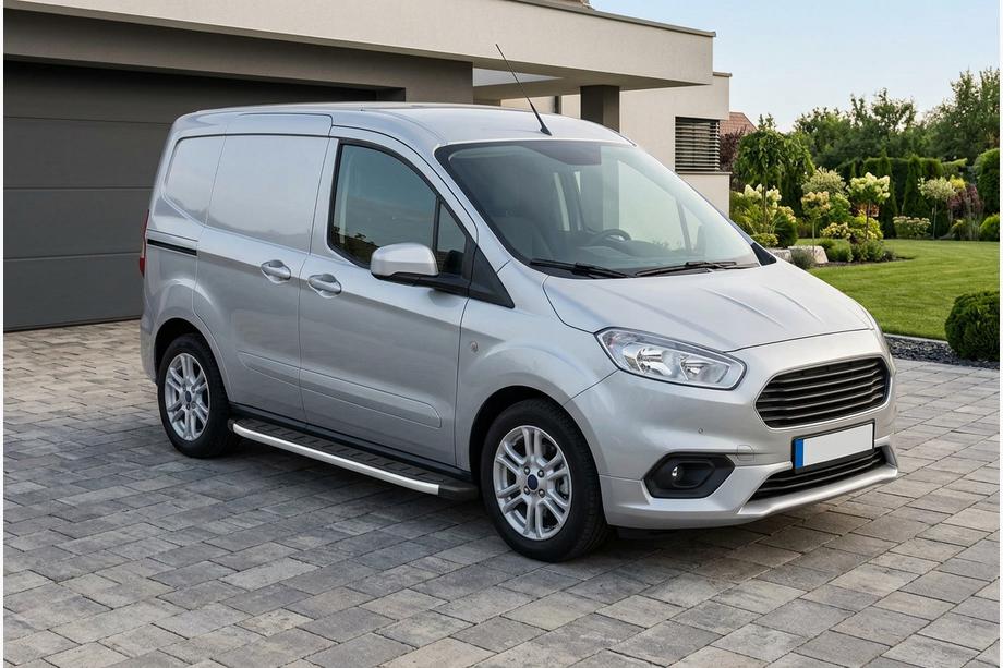 Ford Courier 2014–2023 Bočné nášľapy Fullmond (2 ks, hliník) Image