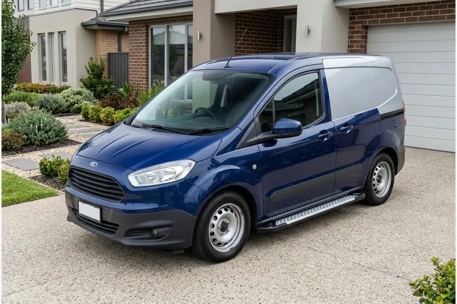 Ford Courier 2014–2023 Bočné nášľapy Allmond Grey (2 ks, hliník) Image