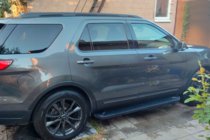 Ford Explorer 2011–2019 Bočné nášľapy Allmond Black (2 ks, hliník) fotografia 3