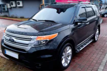 Ford Explorer 2011–2019 Bočné nášľapy Sunrise (2 ks, hliník) fotografia 1
