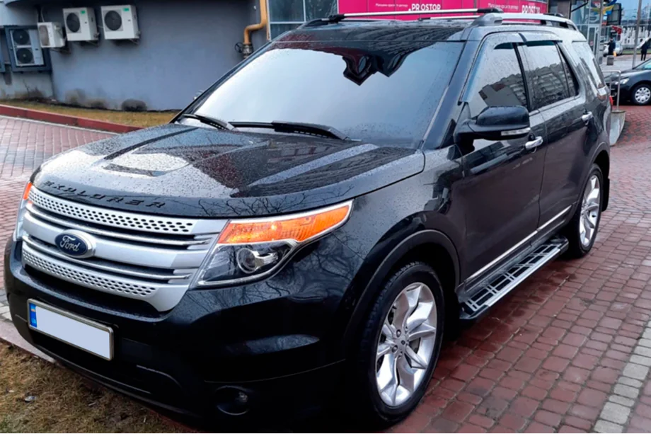 Ford Explorer 2011–2019 Bočné nášľapy Sunrise (2 ks, hliník) Image