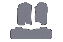 Chevrolet Tahoe 2007–2014 Gumené rohože Carsuit (2 rady, 2007-2014, sivé) fotografia 1