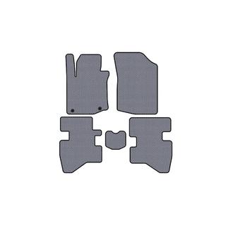 Gumené rohože do interiéru Carsuit (HB, sivé) Citroen C-1 2005–2014 fotografia 1