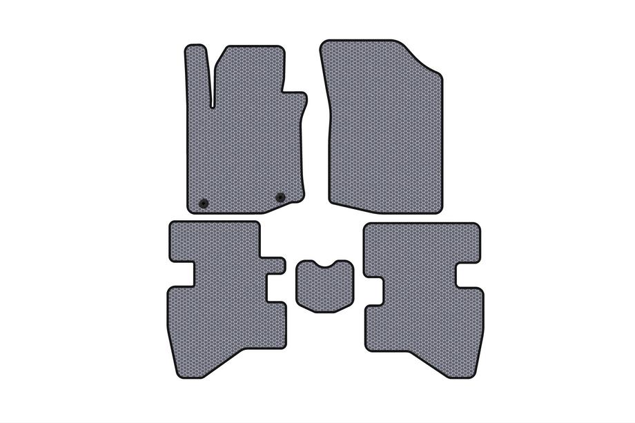 Citroen C-1 2005–2014 Gumené rohože do interiéru Carsuit (HB, sivé) Image