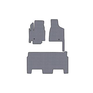 Gumové rohože do interiéru Carsuit (2008–2020, 2 rady, 8-miestne/výbava SXT, sivé) Dodge Grand Caravan V 2008–2020 fotografia 1