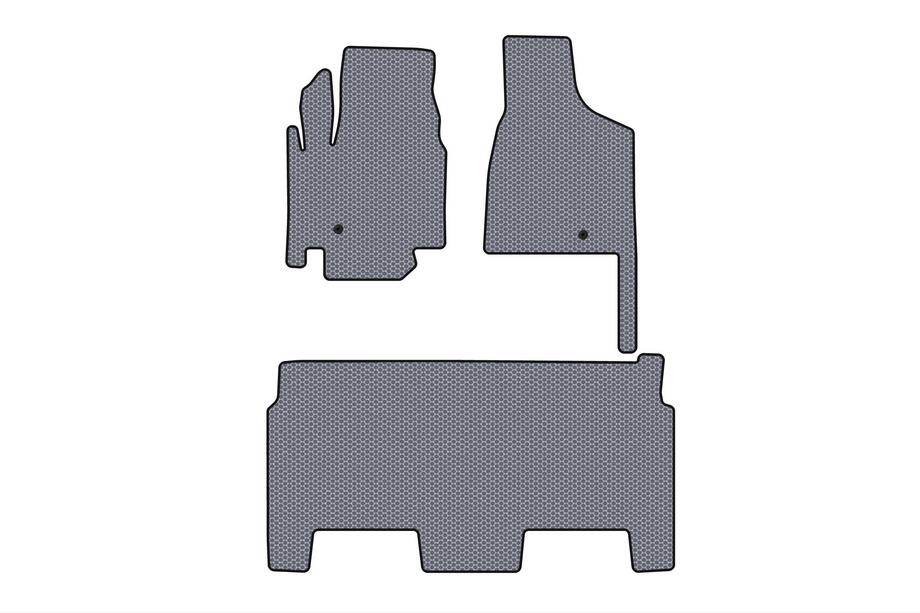 Dodge Grand Caravan V 2008–2020 Gumové rohože do interiéru Carsuit (2008–2020, 2 rady, 8-miestne/výbava SXT, sivé) Image