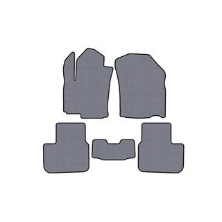 Gumené rohože do interiéru Carsuit (HB, sivé) Fiat Sedici 2006–2014 fotografia 1