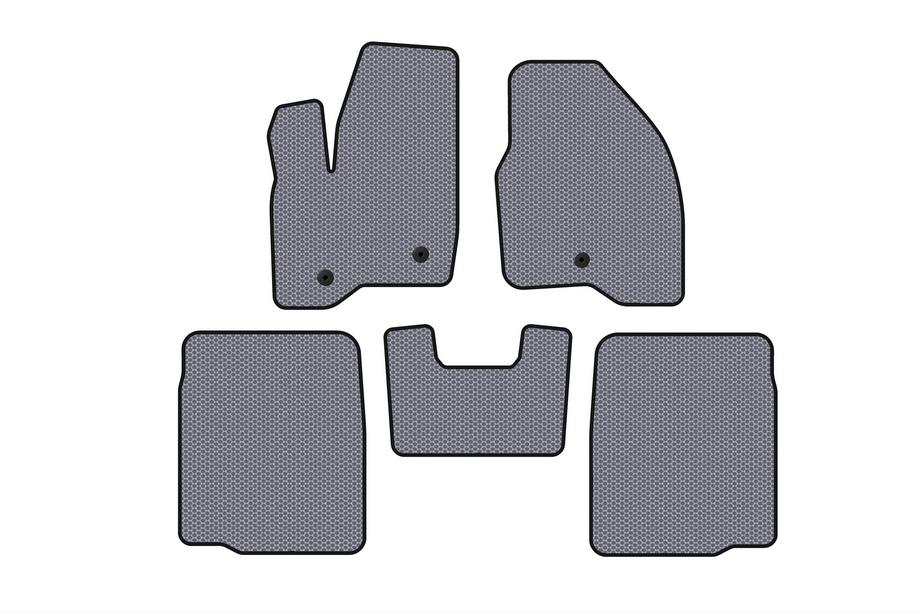 Ford Explorer 2011–2019 Gumové rohože Carsuit (2 rady, 2011-2015, sivé) Fotografia 1
