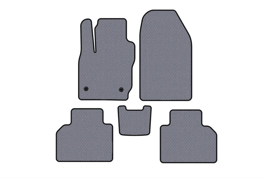Ford Courier 2014–2023 Gumové rohože Carsuit (Sivé) Image