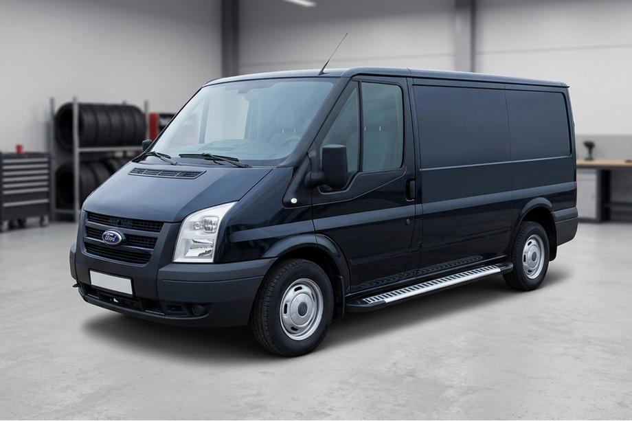 Ford Transit 2000–2014 Bočné prahy Line (2 ks, hliník) Image