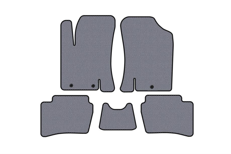 Hyundai I-20 2008–2012 Gumené rohože do interiéru Carsuit (HB, sivé) Image