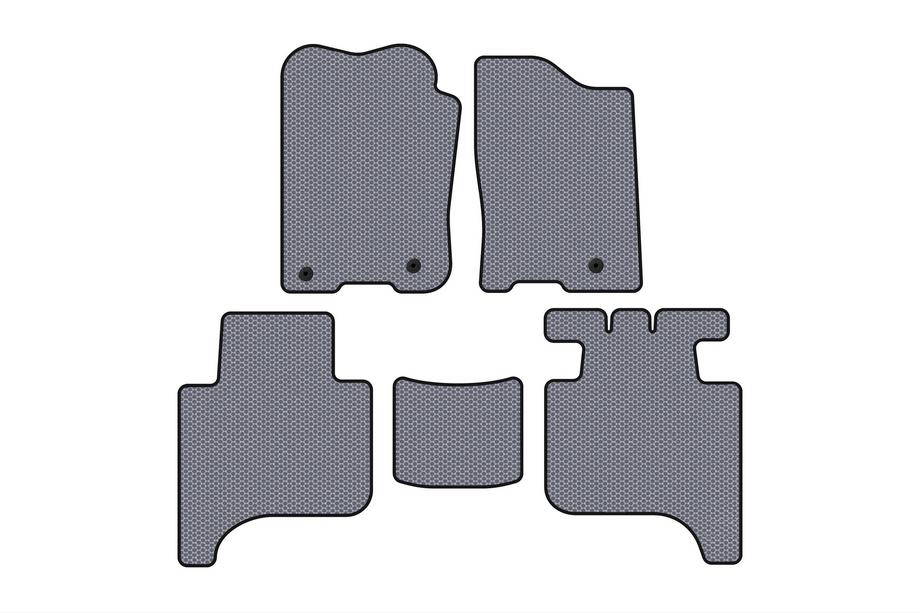 Infiniti QX56 2004–2010 Gumové rohože do interiéru Carsuit (2 rady, 2004-2008, sivé) Image