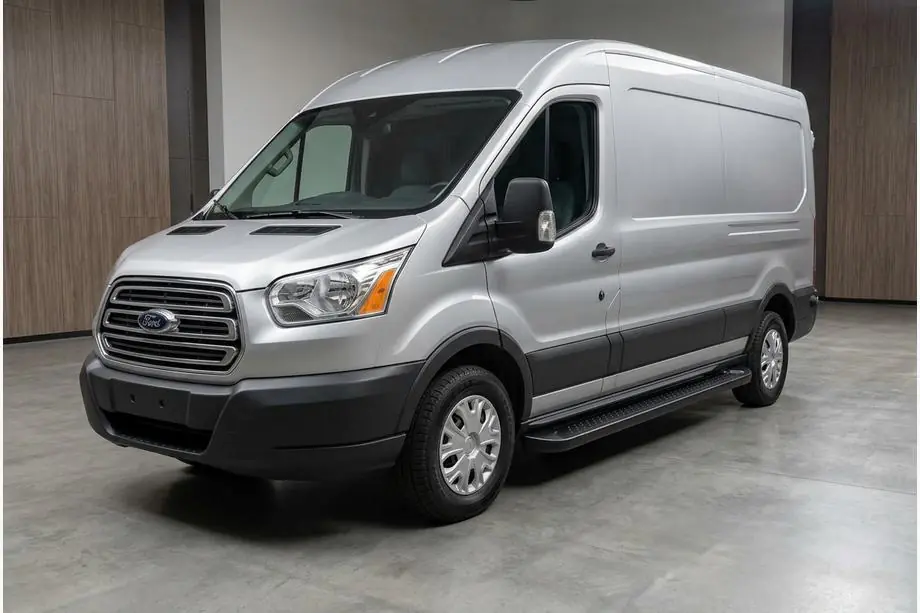 Ford Transit 2014– Bočné nášľapy Allmond Black (2 ks, hliník) Image