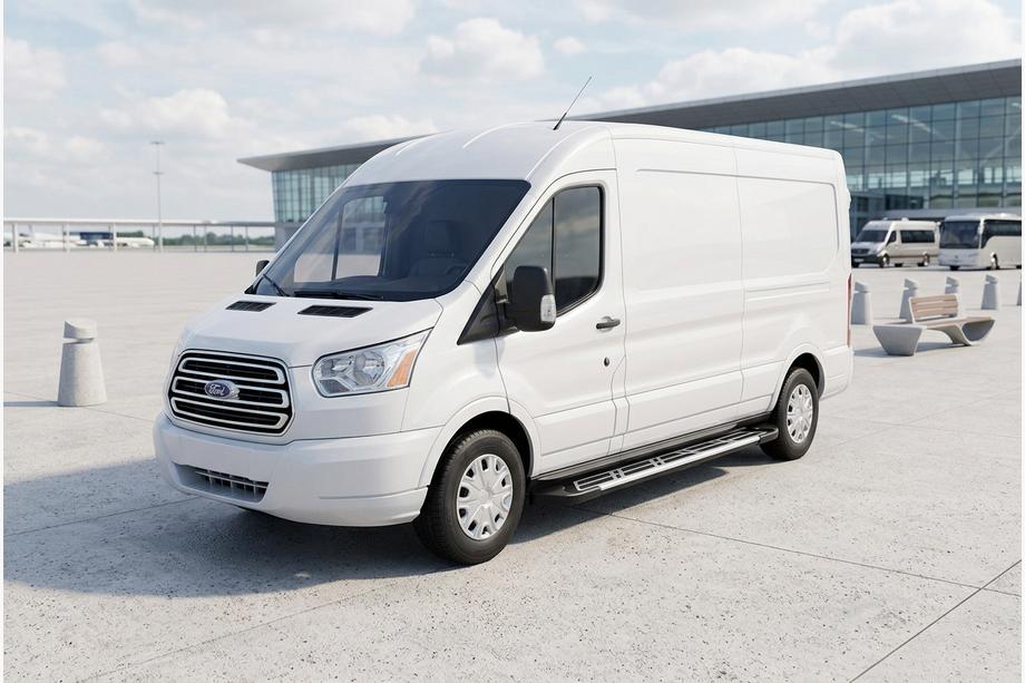 Ford Transit 2014– Bočné nášľapy Sunrise (2 ks, hliník) Image