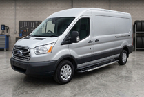 Ford Transit 2014– Bočné nášľapy RedLine V1 (2 ks, hliník) fotografia 1