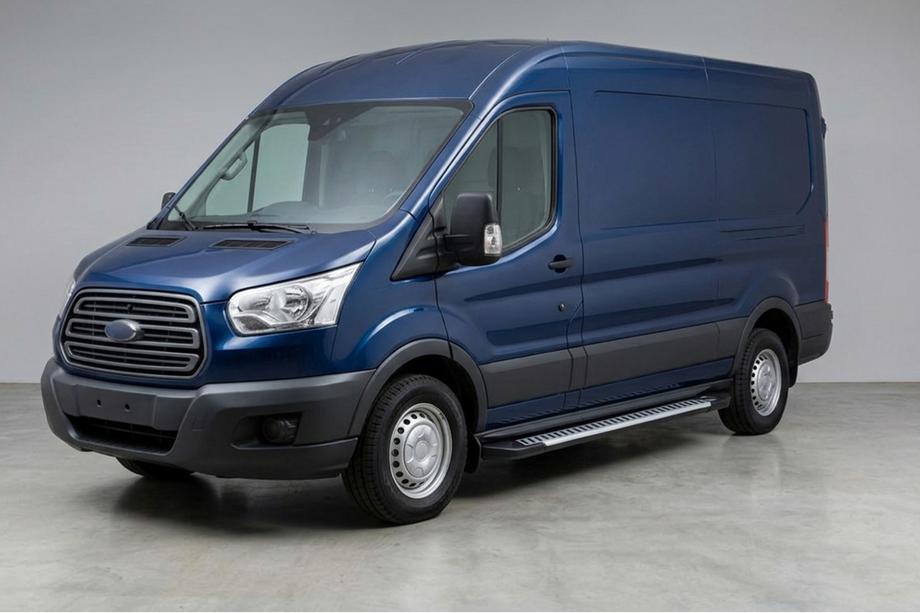 Ford Transit 2014– Bočné prahy Line (2 ks, hliník) Image