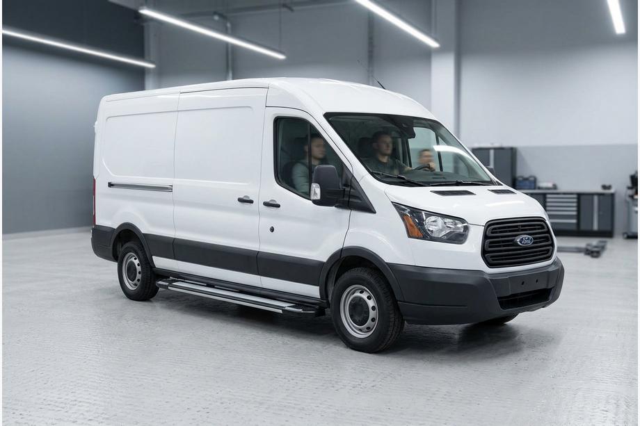 Ford Transit 2014– Bočné nášľapy Rainbow (2 ks, hliník) Image
