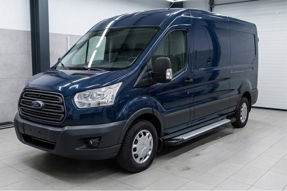 Ford Transit 2014– Bočné nášľapy Allmond Grey (2 ks, hliník) Image
