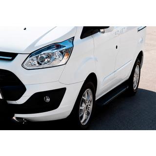 Bočné nášľapy Allmond Black (2 ks, hliník) Ford Custom 2013–2022 fotografia 1