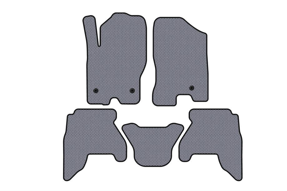 Nissan Pathfinder R51 2005–2014 Gumové autokoberce Carsuit V1 (2 rady, sivé, 2010-2014) Fotografia 1