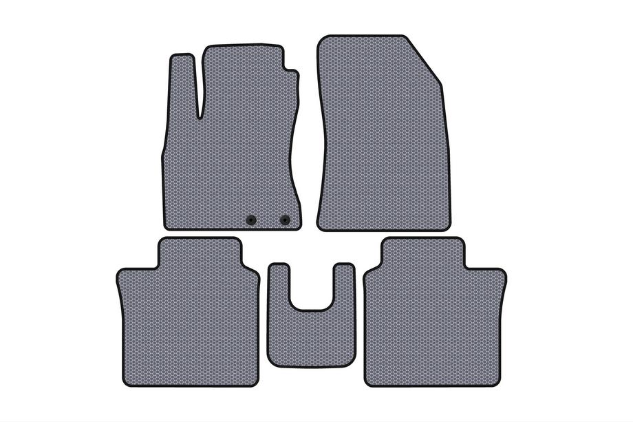 Nissan Note 2012–2020 Gumené rohože do interiéru Carsuit (HB, sivé) Image