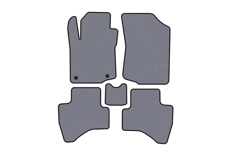 Peugeot 107 2005–2014 Gumené rohože do interiéru Carsuit (HB, sivé) Image