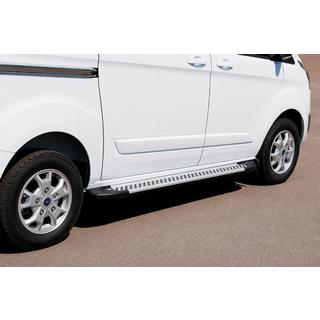 Bočné nášľapy Line (2 ks, hliník) Ford Custom 2013–2022 fotografia 1