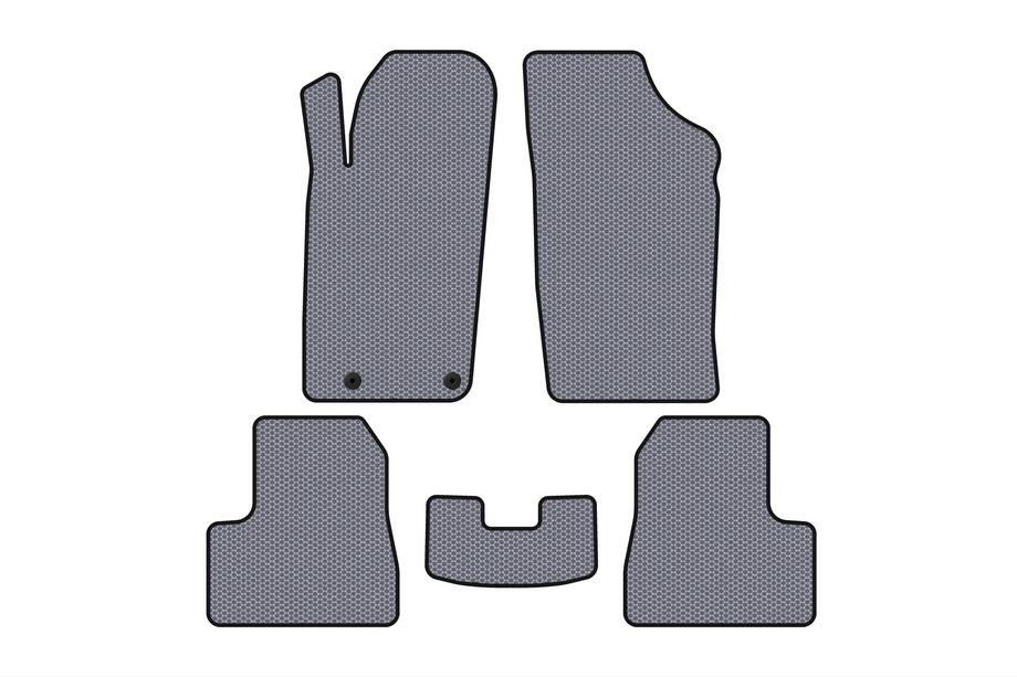 Peugeot 206 1998–2024 Gumové koberce do auta Carsuit (2009-2013, Sivé) Image