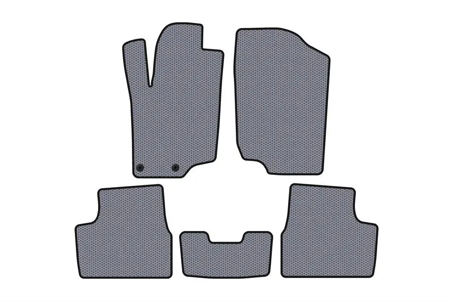 Peugeot 207 2006–2014 Gumové rohože do interiéru Carsuit (HB, 5-dverový, sivé) Image