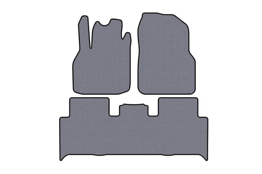 Renault Scenic/Grand 2003–2009 Gumené rohože Carsuit (2 rady, sivé) Image