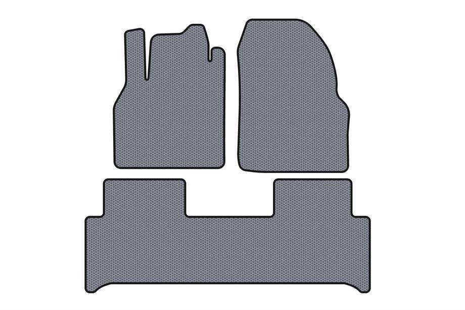 Renault Scenic/Grand 2003–2009 Gumové rohože Carsuit (Sivé) Image