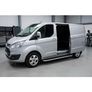 Bočné nášľapy Tayga Grey (2 ks, hliník) Ford Custom 2013–2022 fotografia 1
