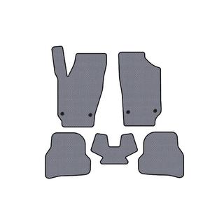 Gumené rohože do interiéru Carsuit (2010-2012, HB, 5-dverový, sivé) Seat Ibiza 2010–2017 fotografia 1