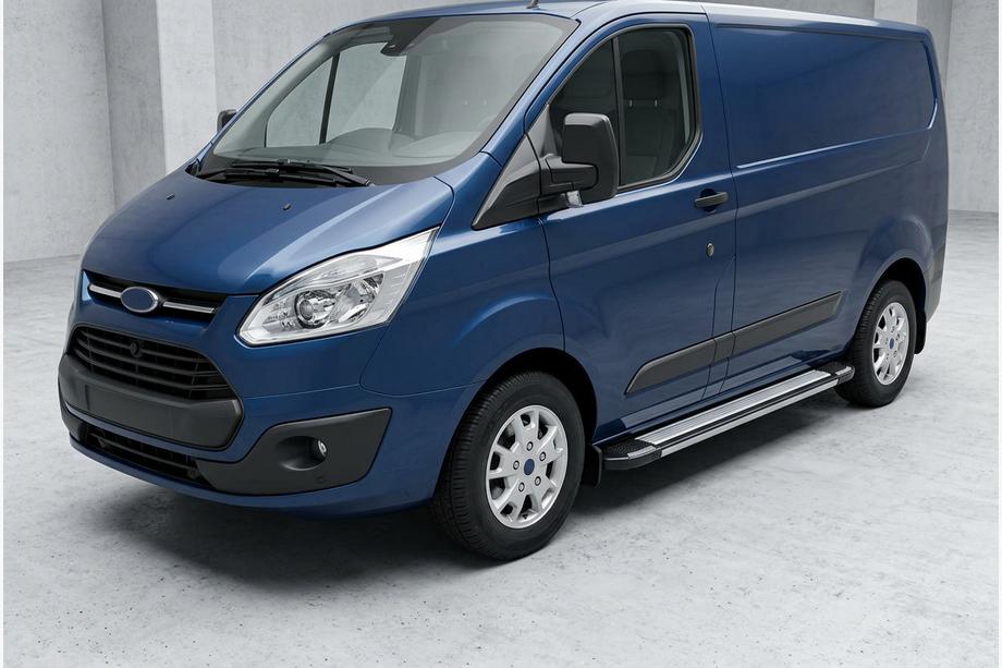 Ford Custom 2013–2022 Bočné nášľapy Rainbow (2 ks, hliník) Image