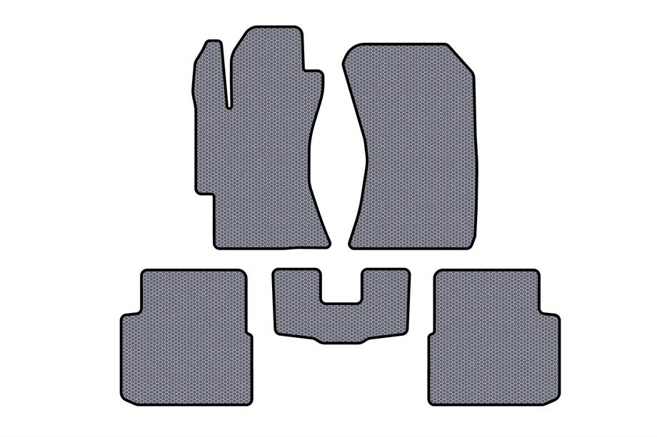 Subaru Impreza 2007–2011 Gumené rohože do interiéru Carsuit (HB, sivé) Image