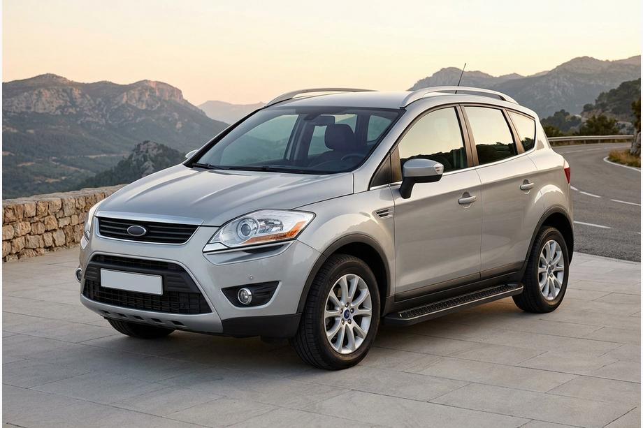 Ford Kuga 2008–2013 Bočné nášľapy Allmond Black (2 ks, hliník) Image