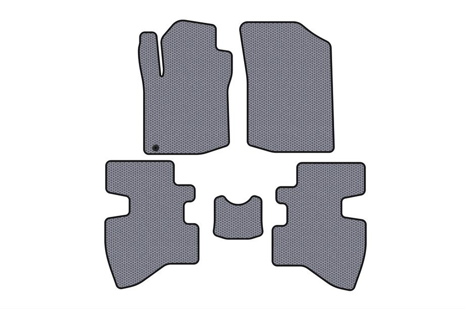 Toyota Aygo 2007–2014 Gumené koberce do auta Carsuit (2007-2009, HB, 3-dverový, sivé) Image