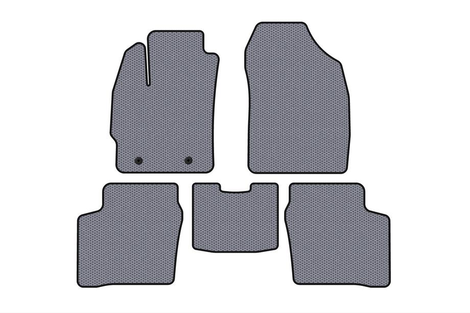 Toyota Prius 2003–2009 Gumené rohože do interiéru Carsuit (LB, sivé) Image