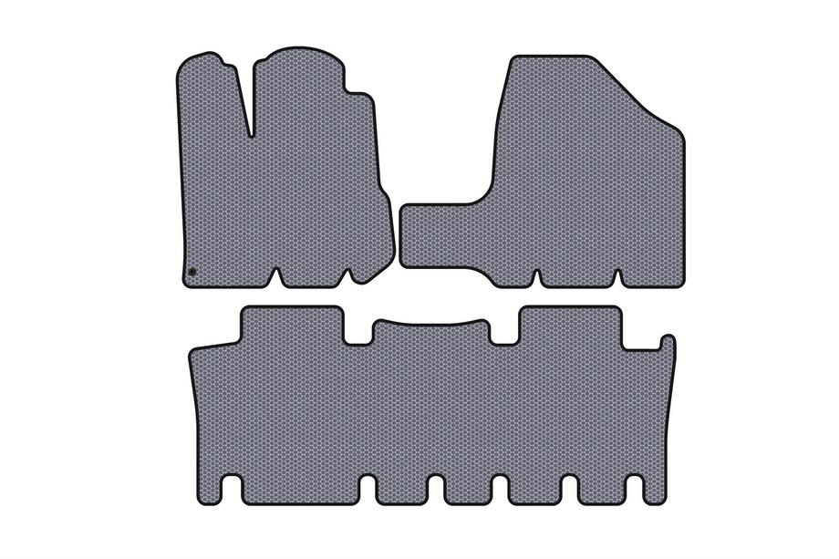 Toyota Sienna 2003–2009 Gumené rohože Carsuit (2 rady, sivé) Image