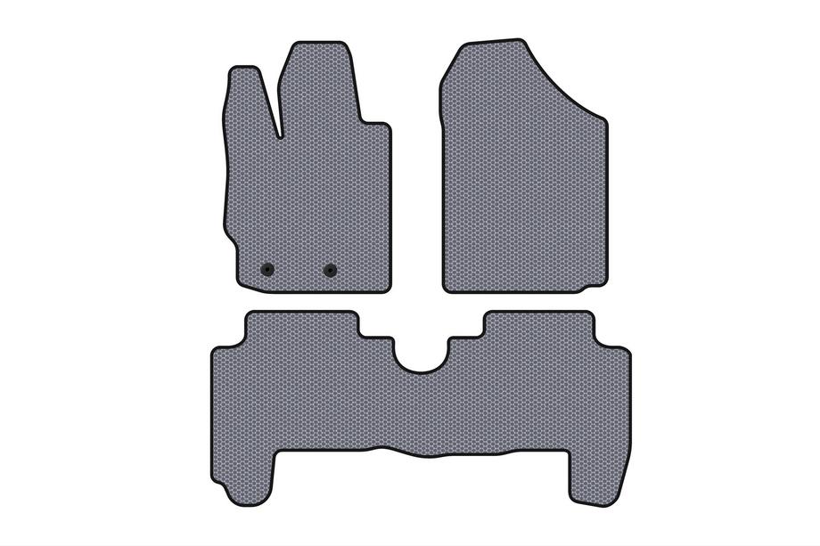 Toyota Yaris 2006–2011 Gumové rohože do interiéru Carsuit (HB, 5-dverový, sivé) Image