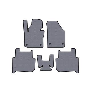 Gumené rohože do interiéru Carsuit (2 rady, 2006-2010, 7-miestne, sivé) Volkswagen Touran 2003–2010 fotografia 1
